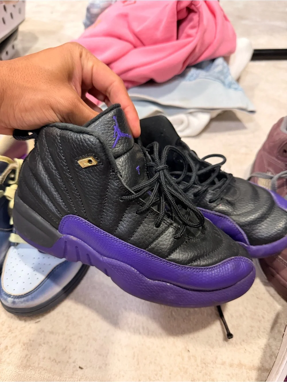 Nike Kids Sneakers in Purple, Black, Blue, Yellow, and Pink - Mixed Styles